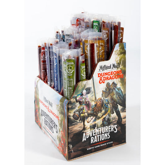 12 Flavor DUNGEONS & DRAGONS Starter Pack - 144 Sticks Per Display-Mythical Meats Wholesale