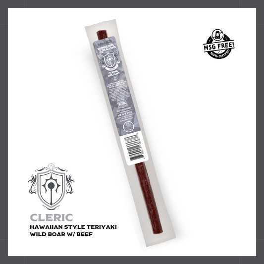 Cleric — Hawaiian Style Teriyaki Wild Boar with Beef Stick (12)