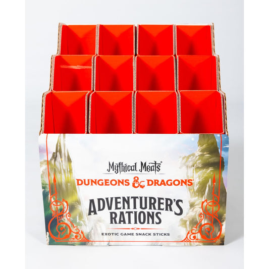 12 Flavor DUNGEONS & DRAGONS Countertop Display Box - Display Only-Mythical Meats Wholesale