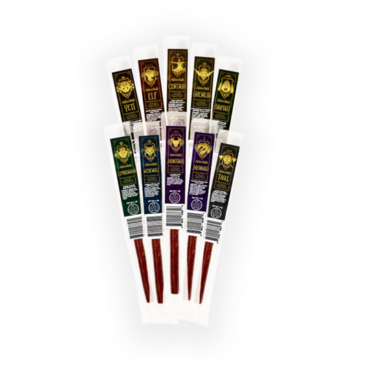 Mythical Meats® Retailer Restock Pack - 120 Sticks of HUMANOID Flavors-Mythical Meats Wholesale