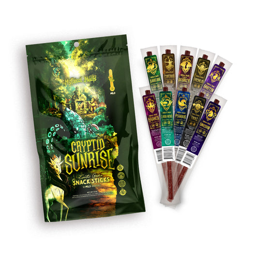 Mythical Meats® Cryptid Sunrise - Mild Variety Pack - Case of 6