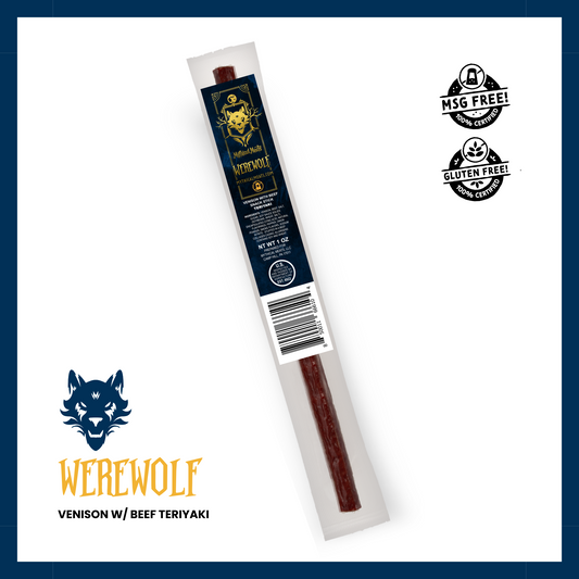 Mythical Meats® Humanoid Snack Sticks - Werewolf Stick
